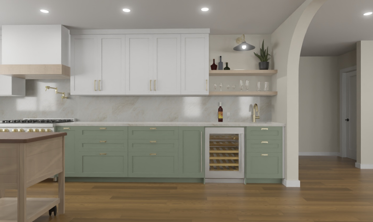 Model ReModel Kitchen Rendering