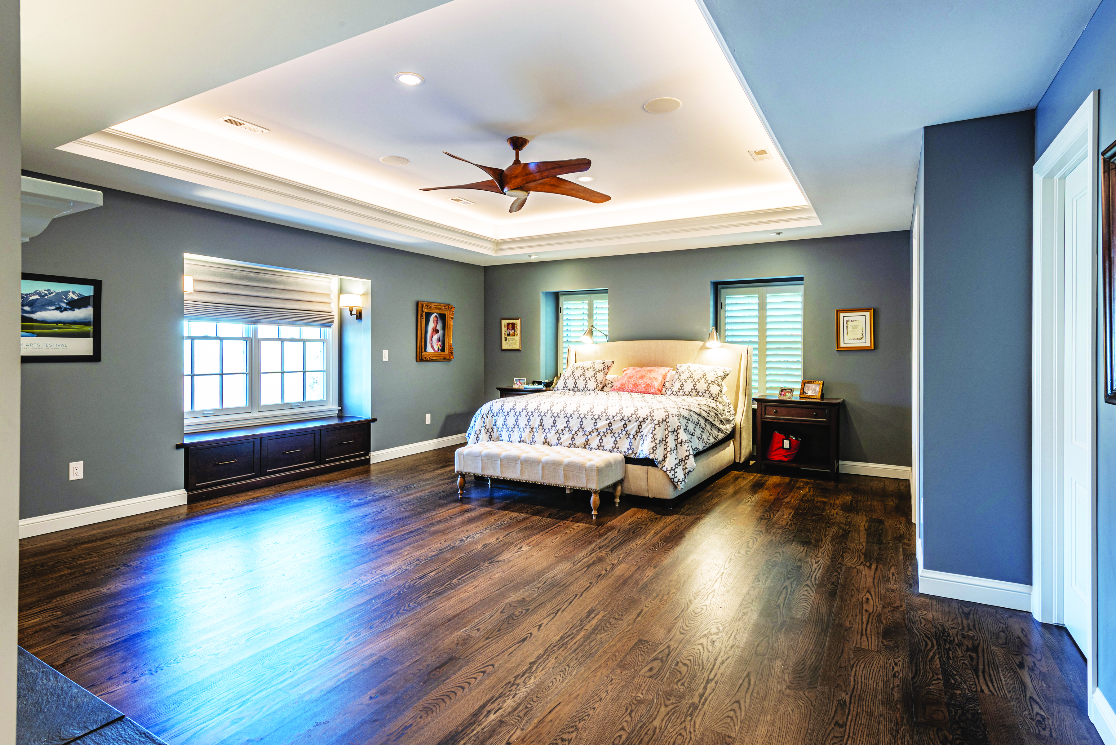 bedroom ceiling remodel after