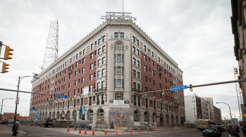 The  Hotel Lafayette in Buffalo, N.Y., includes 67 one bedroom, 48 two bedroom a