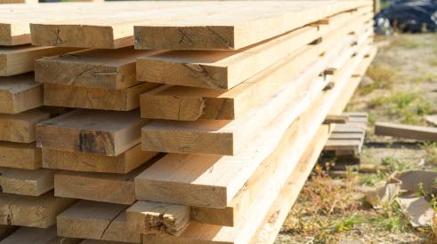 Lumber stack