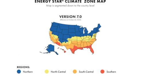 Energy Star Climate Zone Map