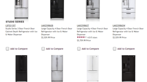 LG, Studio Series, Studio Series counter-depth refrigerators, 101 Best New Produ