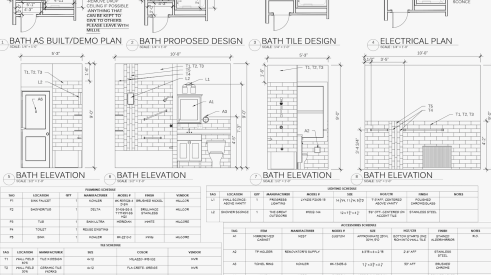 example of specifications for a remodeling project by Otagawa-Anschel Design+Build